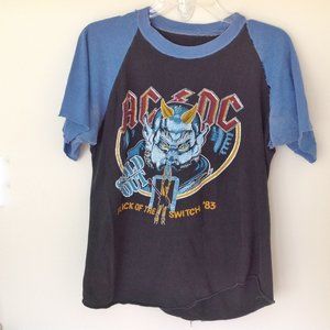 Vintage 1980s AC/DC Flick of the Switch T-Shirt